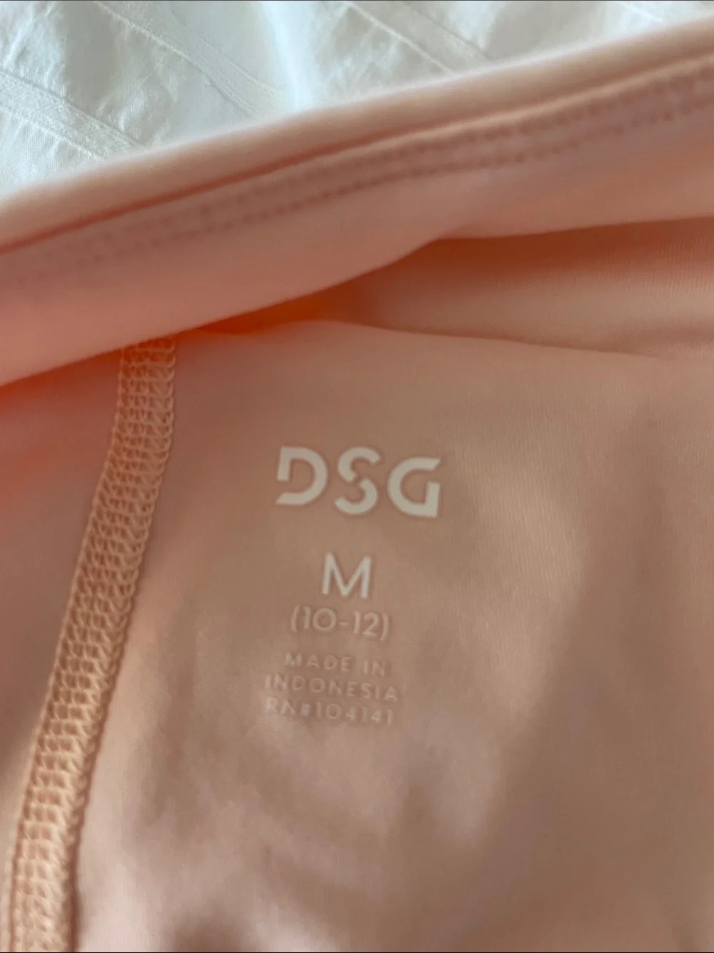 DSG Peach Pleated Skater Skirt Skort M